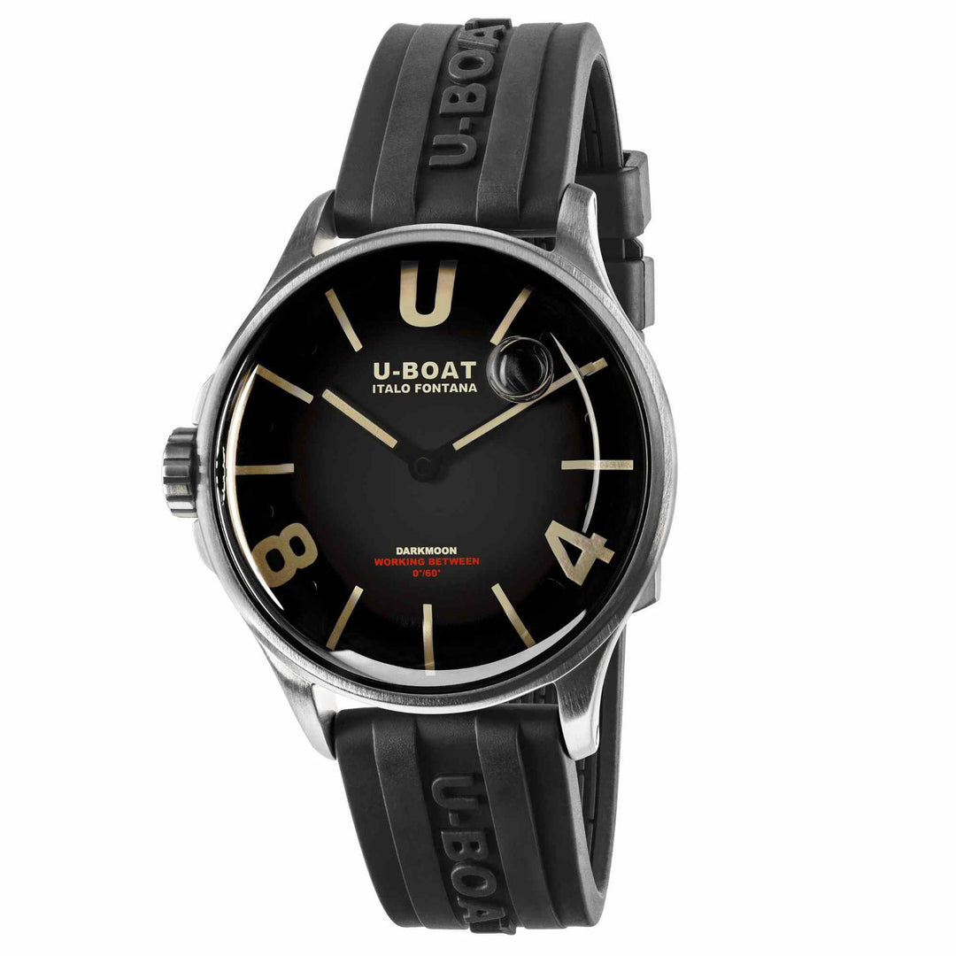 U-Boat 9018/A Darkmoon 40mm Black SS Wristwatch - H S Johnson