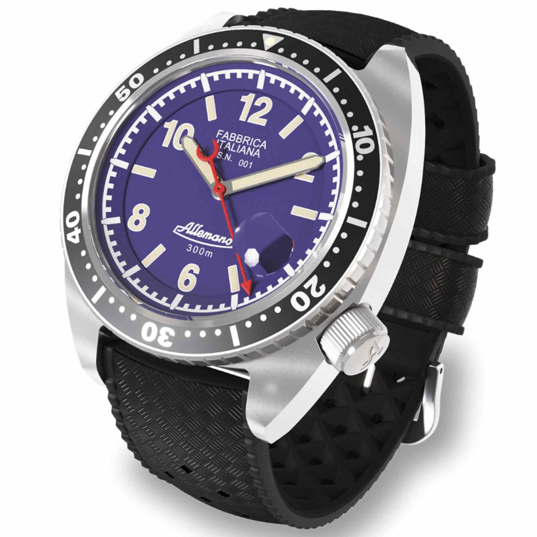 Allemano SH-A-1973-P-V-DP Shark Purple Dive Wristwatch - H S Johnson