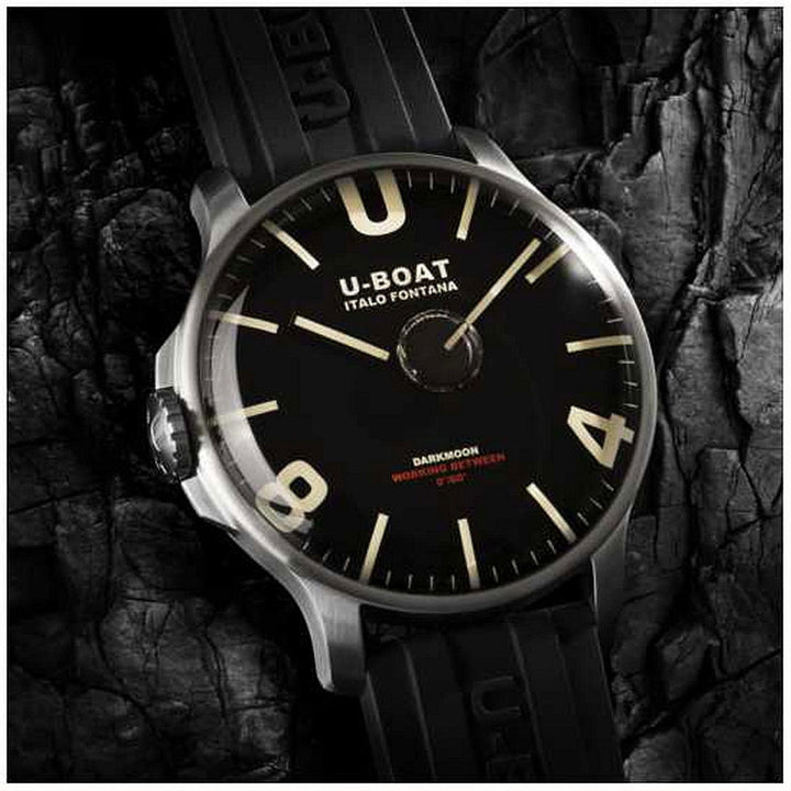 U-Boat 8463/B Darkmoon 44mm Steel Wristwatch - H S Johnson