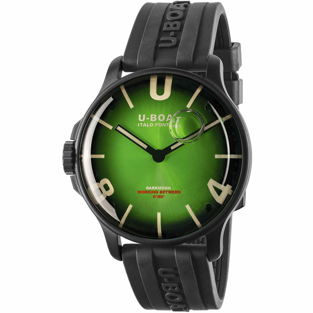 U-Boat 8698/D Darkmoon 44mm Green PVD Soleil Wristwatch - H S Johnson