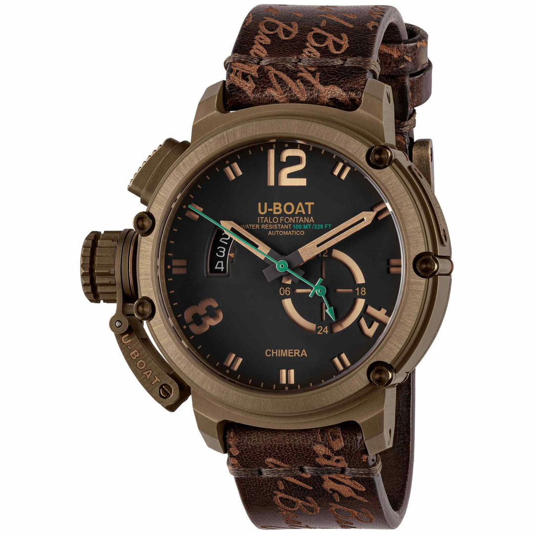 U-Boat 8527A Chimera 46mm Bronzo Wristwatch - H S Johnson