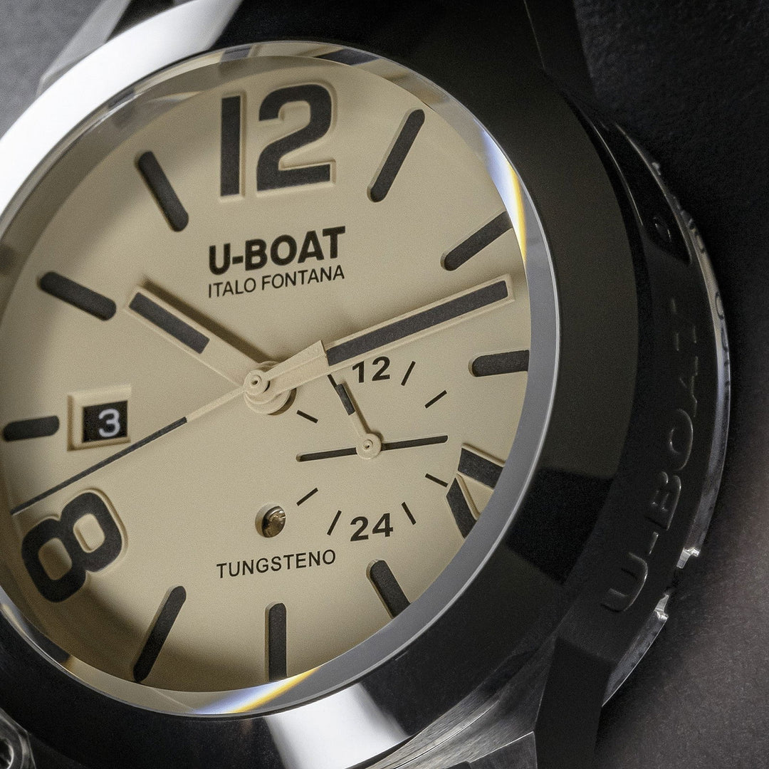 U-Boat 8892 Classico 42 Tungsten Brown Strap Wristwatch - H S Johnson