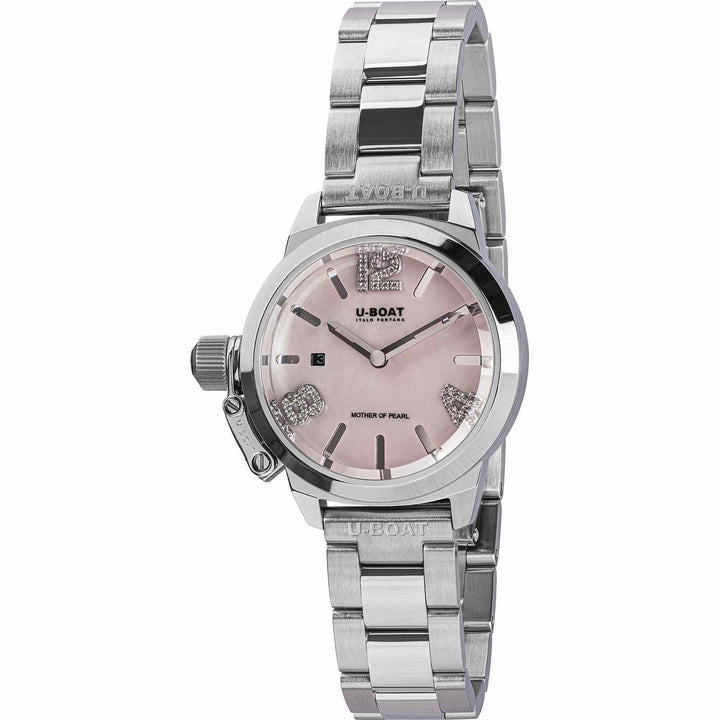 U-Boat 8898 Classico Lady 30mm Pink Wristwatch - H S Johnson