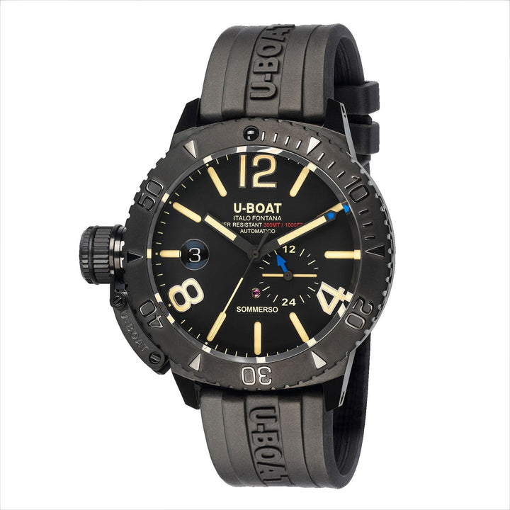 U-Boat 9015 Sommerso DLC Black Wristwatch - H S Johnson