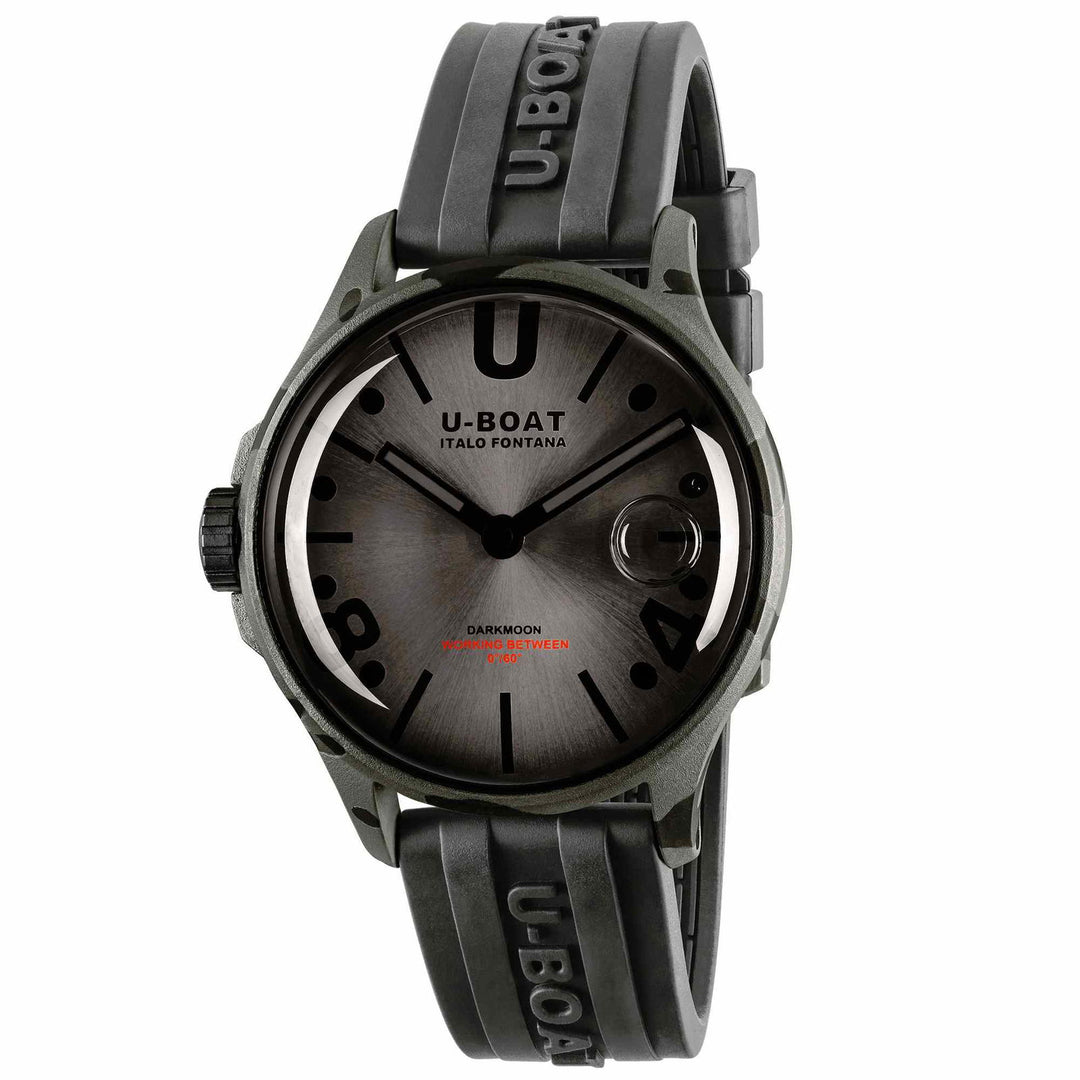 U-Boat 9551 Darkmoon 40mm Grey Curved Camouflage Wristwatch - H S Johnson