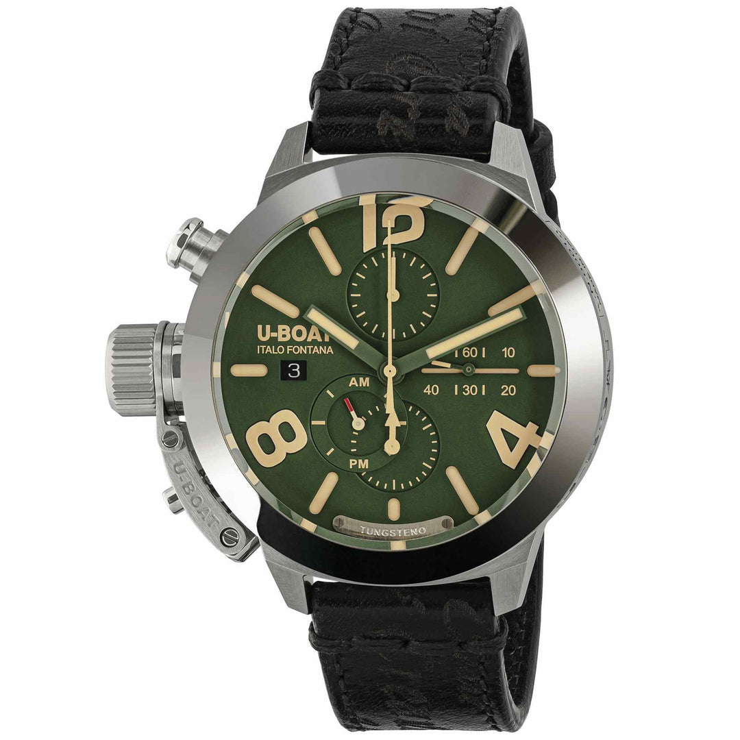 U-Boat 9581 Classico 45mm Tungsteno Cas Green Wristwatch - H S Johnson