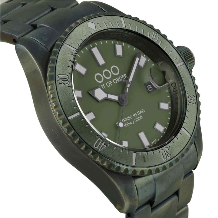 Out Of Order 001-27.VE Verde Oliva Casanova Ultra Distressed Wristwatch