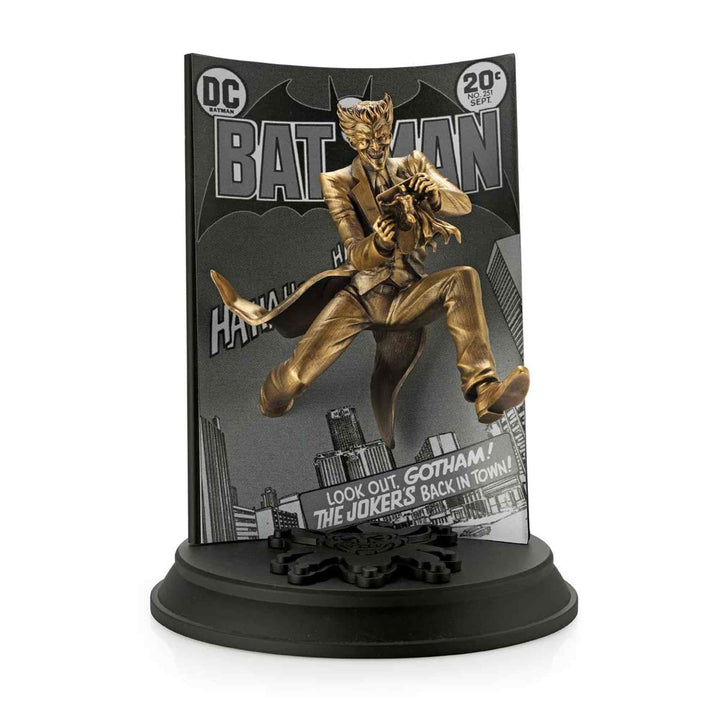 DC By Royal Selangor 0179037E Limited Edition Gilt Joker Batman Comic Figurine