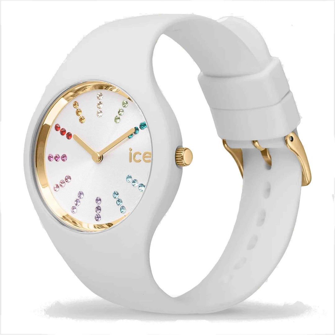 Ice 021342 Cosmos Rainbow White Wristwatch