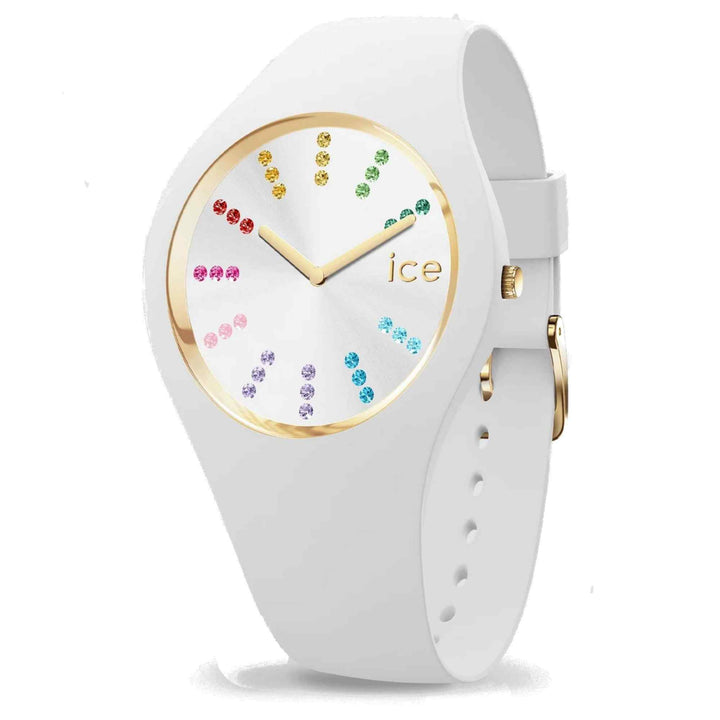 Ice 021342 Cosmos Rainbow White Wristwatch