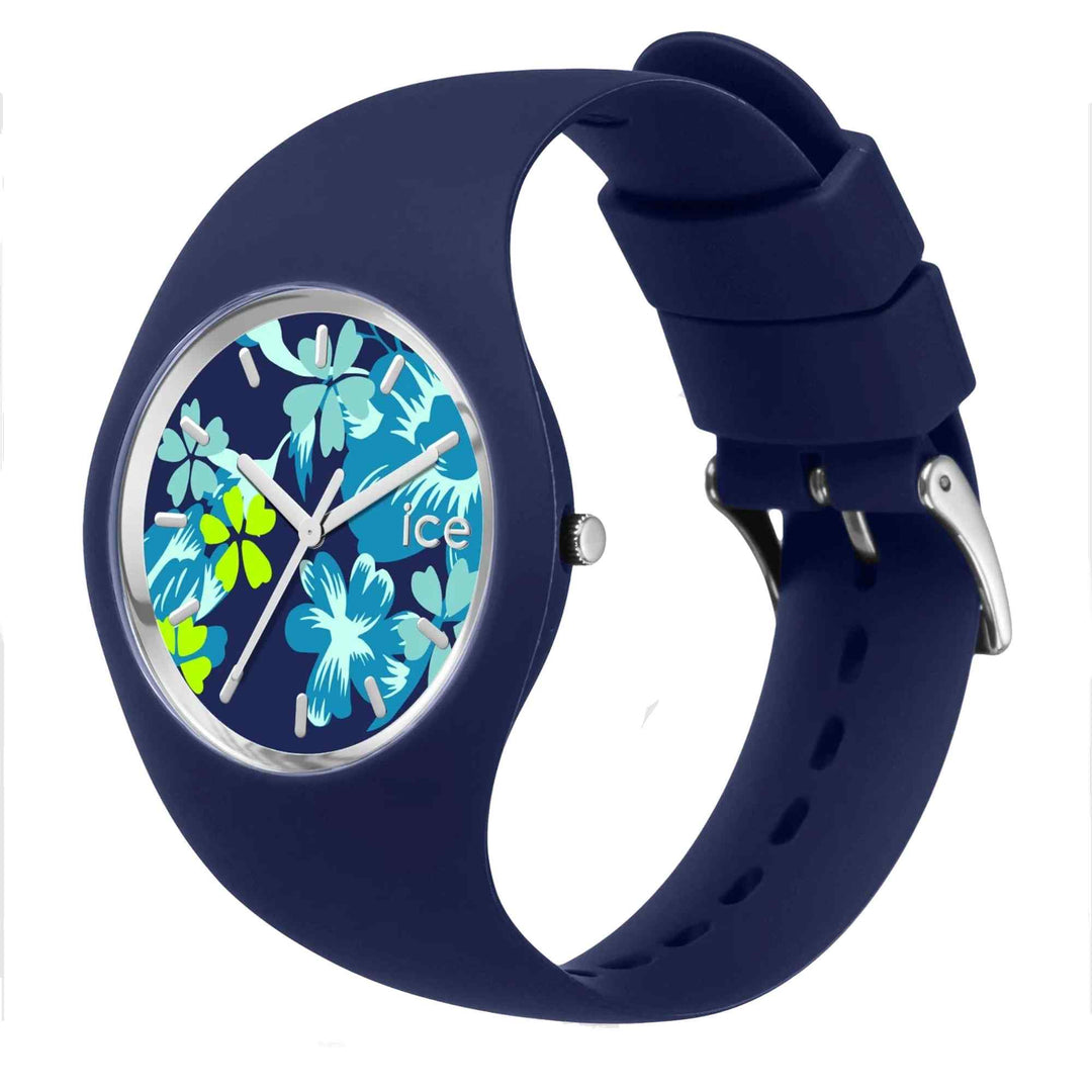 Ice 021741 Flower Midnight Lime Wristwatch