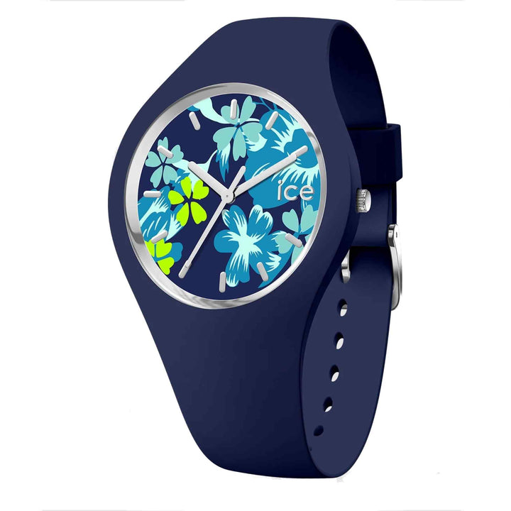 Ice 021741 Flower Midnight Lime Wristwatch