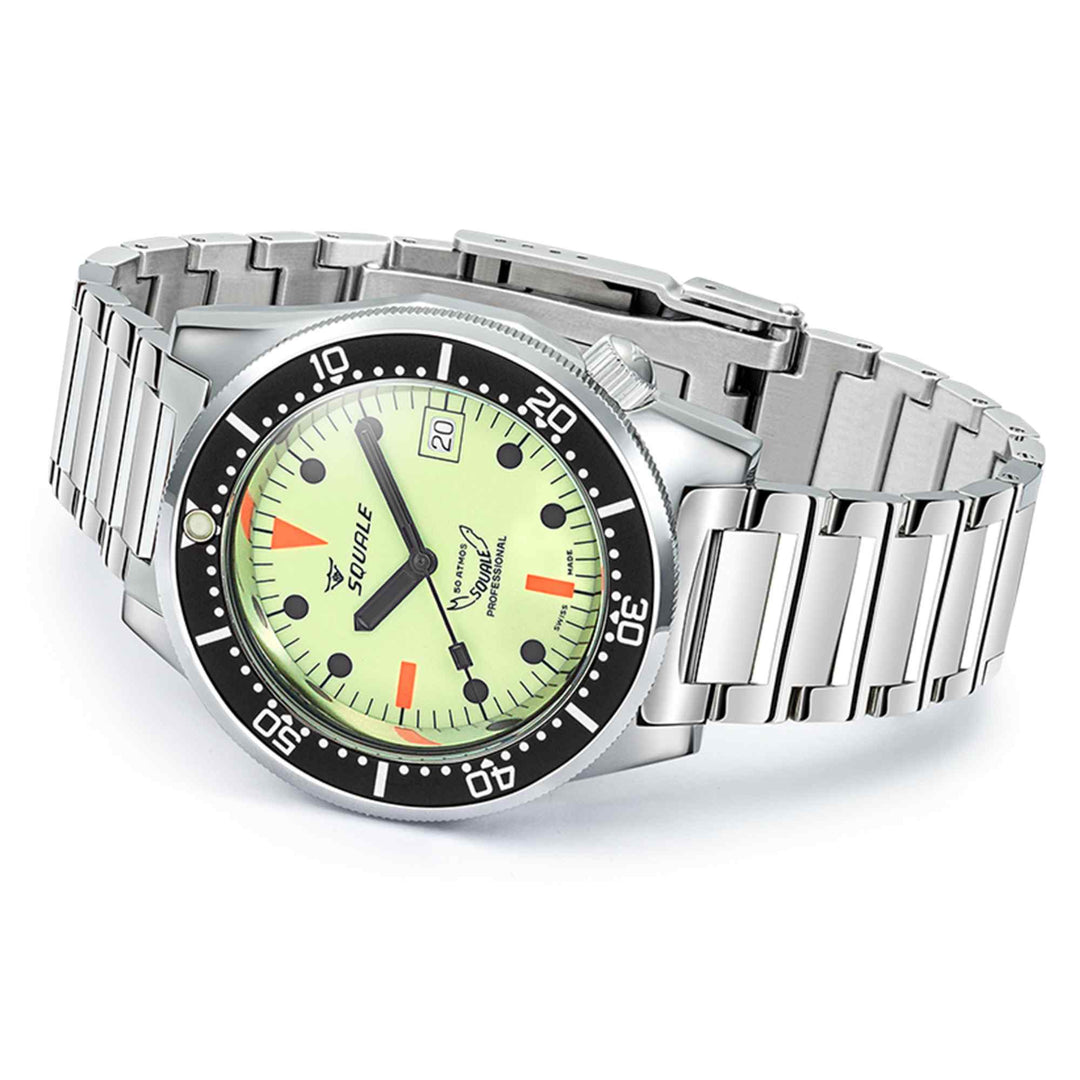 Squale 1521FULL.SQ20L Men's Classic Dive Automatic Wristwatch