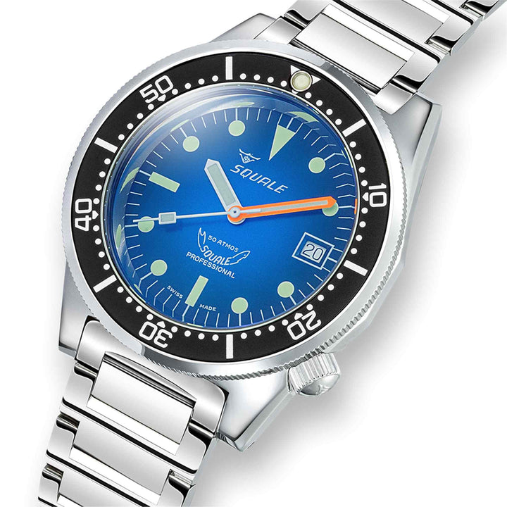 Squale 1521PROFD.SQ20L Men's Classic Dive Automatic Wristwatch