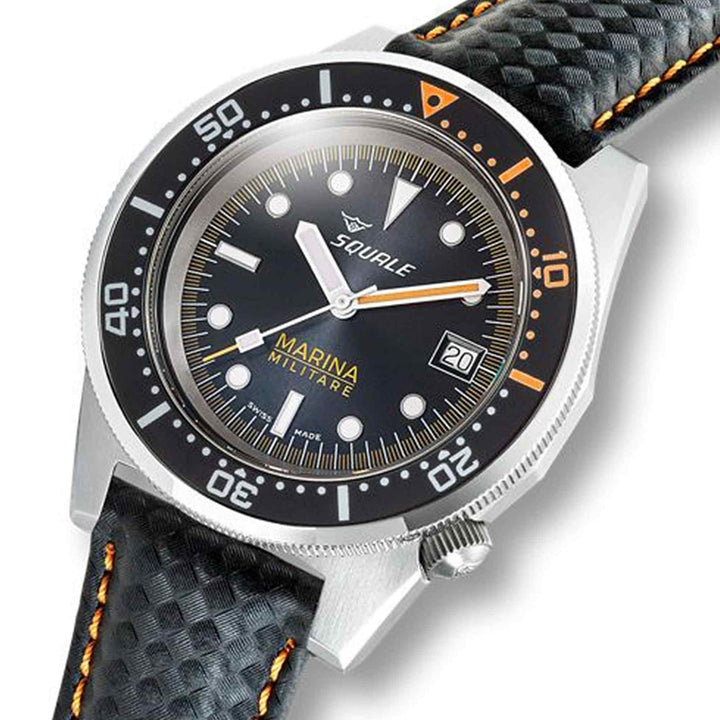 Squale 1521MARINA.MIBK Men's Limited Edition Automatic Wristwatch