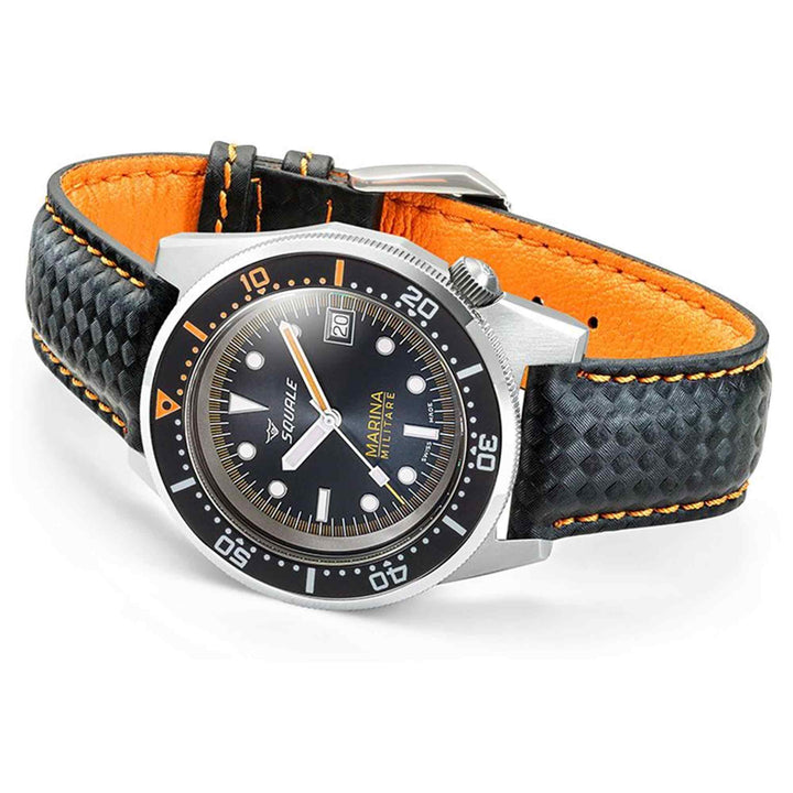 Squale 1521MARINA.MIBK Men's Limited Edition Automatic Wristwatch