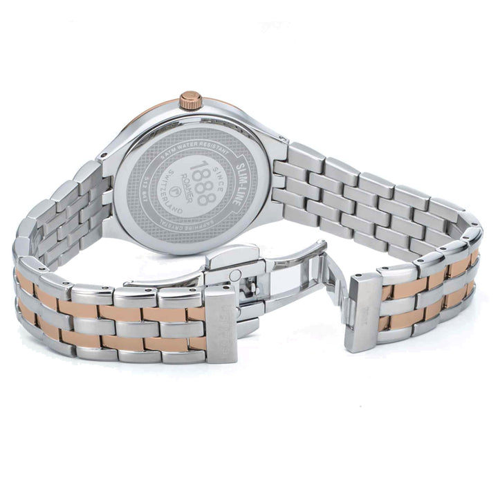 Roamer 512847 49 89 20 Women's Slim Line Diamonds Wristwatch