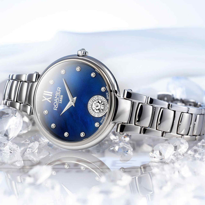 Roamer 600843 41 49 50 Women's Aphrodite Steel Bracelet Wristwatch
