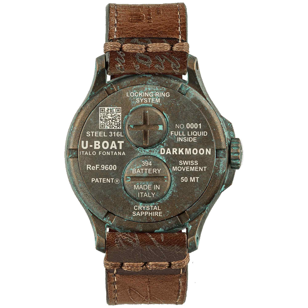 U-Boat 9600 Darkmoon 44mm Unico Wristwatch