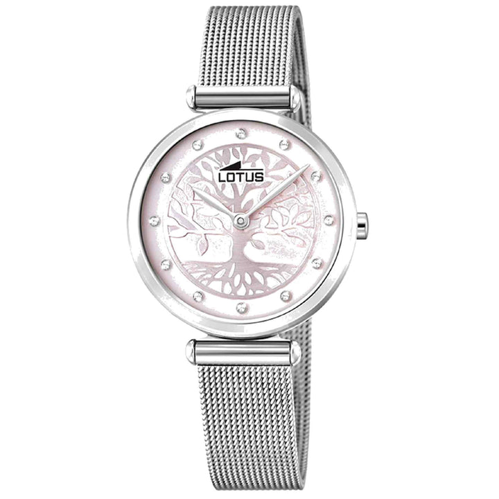 Lotus L18708/2 Women's Pink Dial Wristwatch