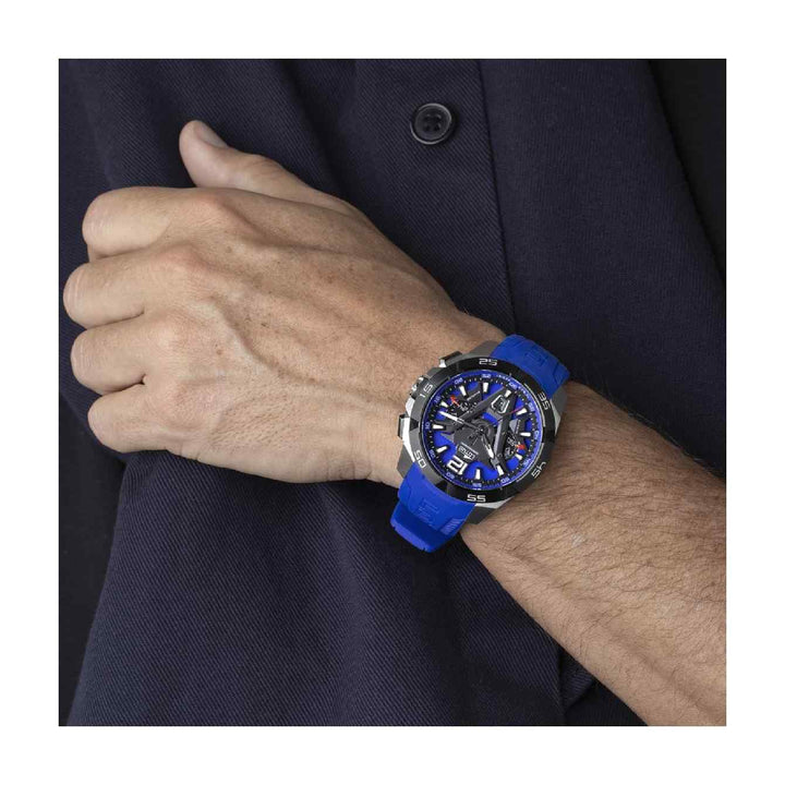 Lotus L18944/4 Men's Vortex Blue Rubber Chronograph Wristwatch