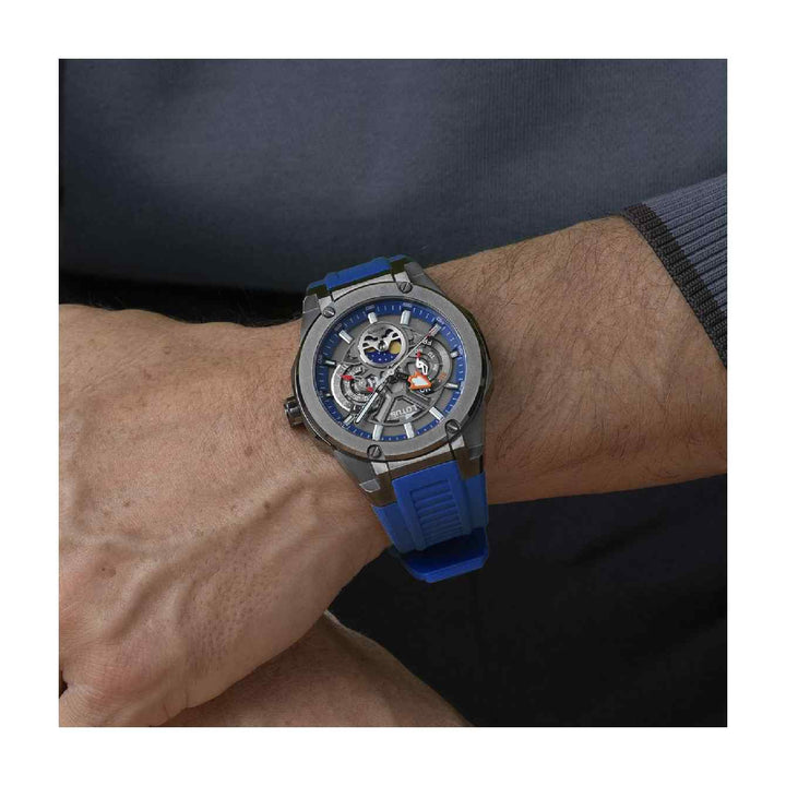 Lotus L18946/4 Men's Vortex Blue Rubber Multifunction Wristwatch