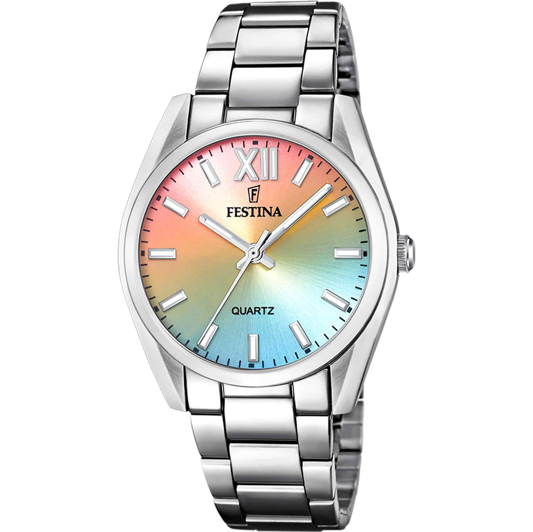 Festina F20622/H Women's Multi Coloured Dial Wristwatch (8105819898082)