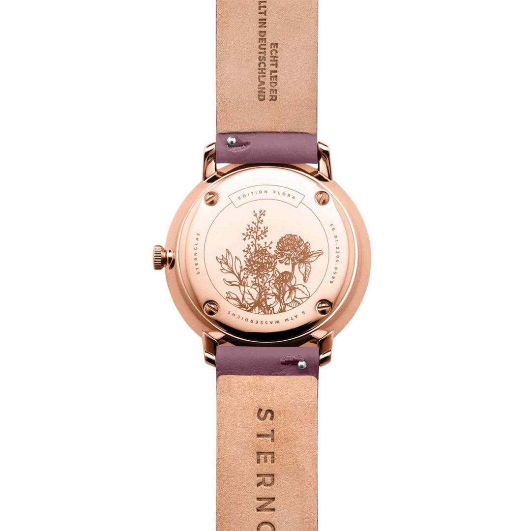 Sternglas S01-NDF28-KL15  Women's Naos XS Edition Flora Wristwatch