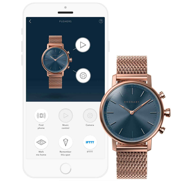 Kronaby S0668/1 Carat Hybrid Smartwatch