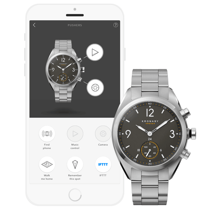 Kronaby S3113/1 Apex Hybrid Smartwatch