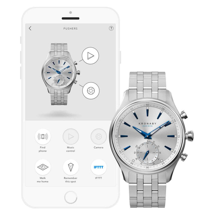 Kronaby S3121/1 Sekel Hybrid Smartwatch