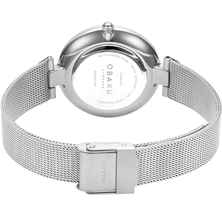 Obaku V256LXCIMC Women's Diamant-Steel Wristwatch