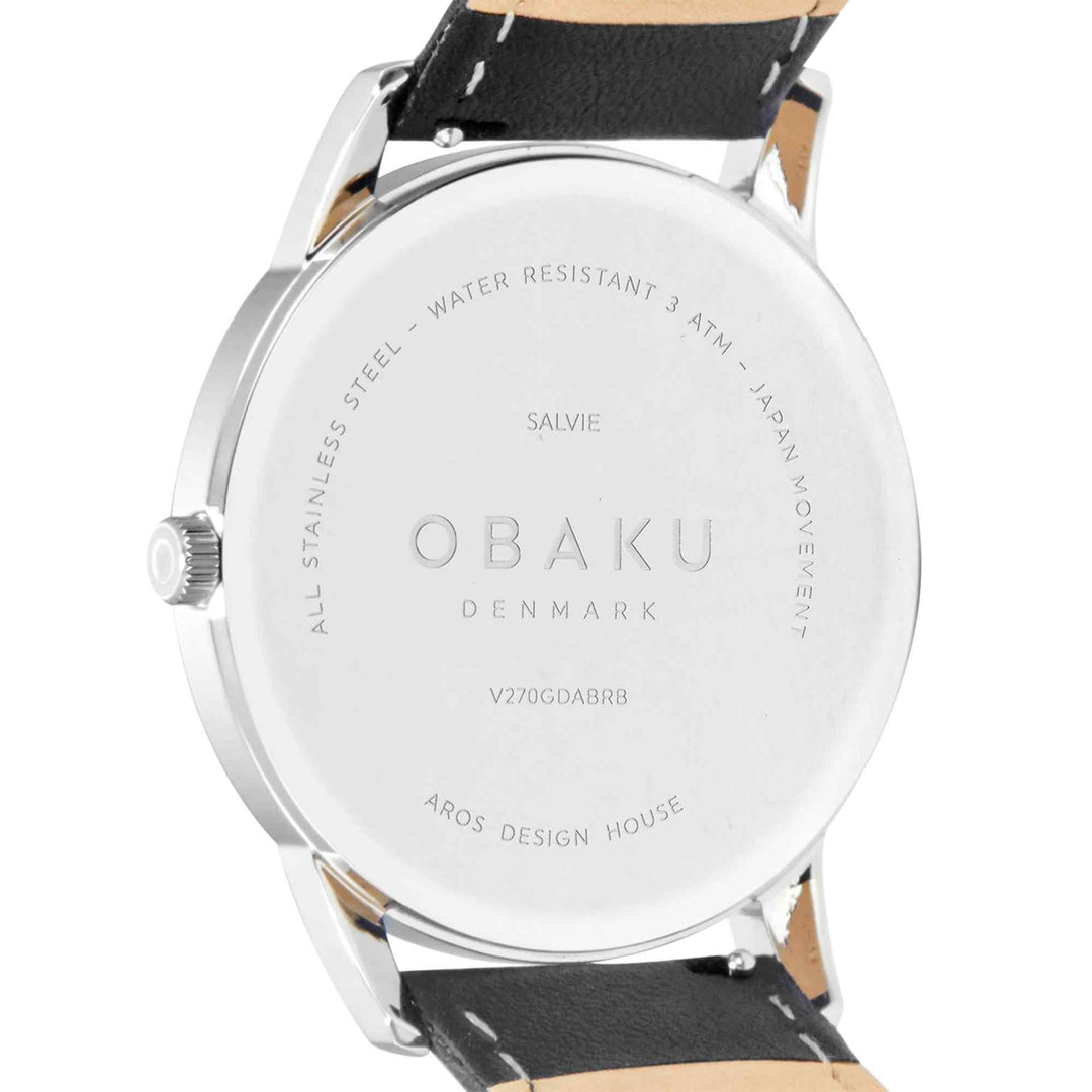 Obaku V270GDABRB Men's Salvie-Jet Wristwatch