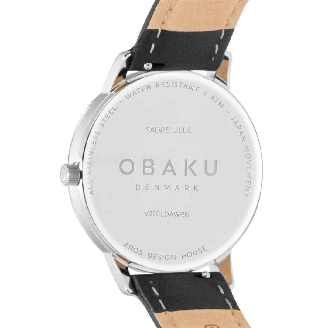 Obaku V270LDAWRB-X EX-DISPLAY Salve-Lille Clear Wristwatch