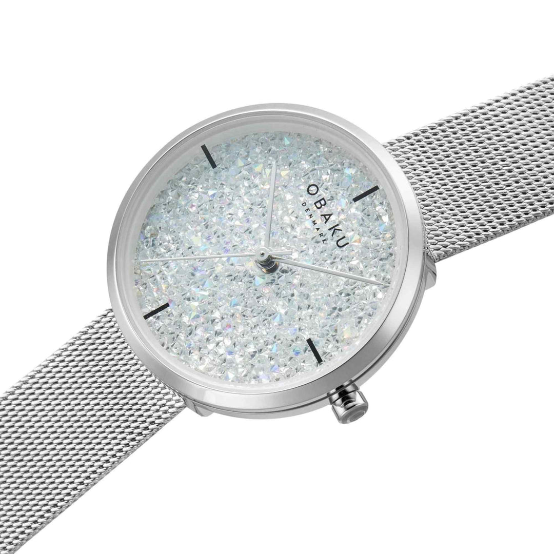 Obaku V289LHCWMC Women's Glimmer-Steel Wristwatch