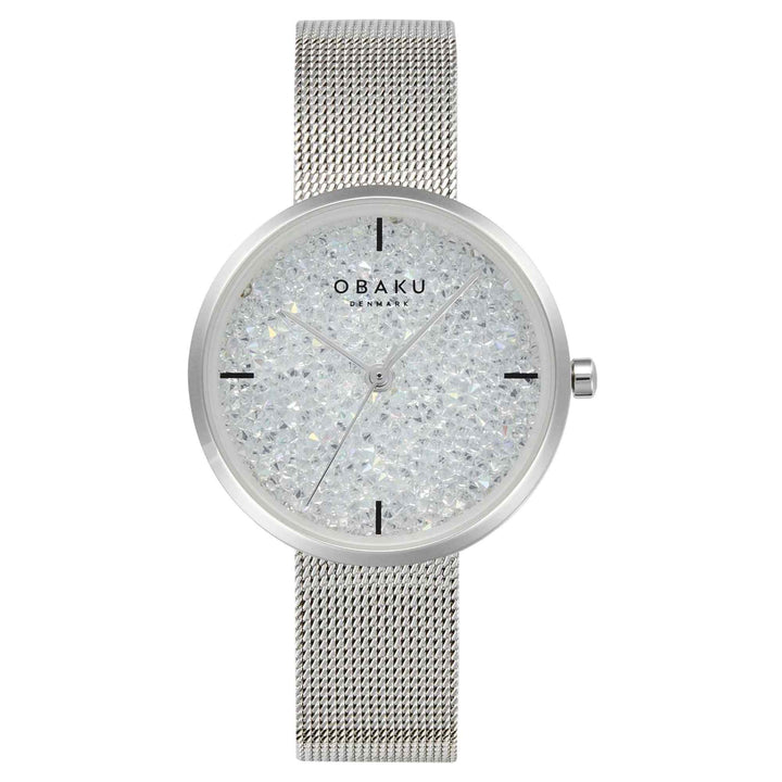 Obaku V289LHCWMC Women's Glimmer-Steel Wristwatch