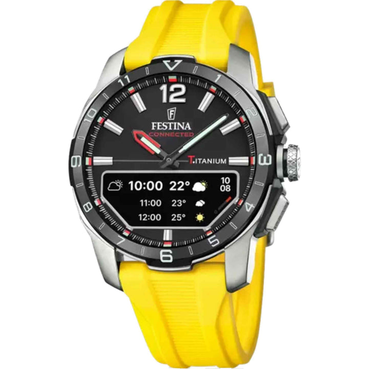 Festina F23000/A Men's Connected D Yellow Wristwatch