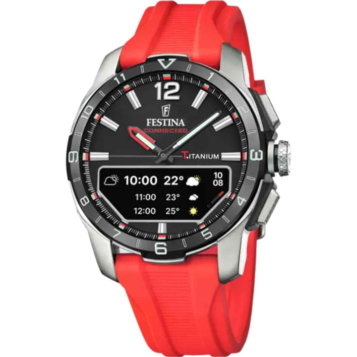 Festina F23000/C Men's Connected D Red Wristwatch