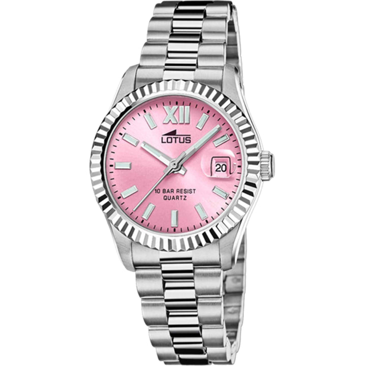 Lotus L18930/8 Women's Freedom Pink Dial Wristwatch