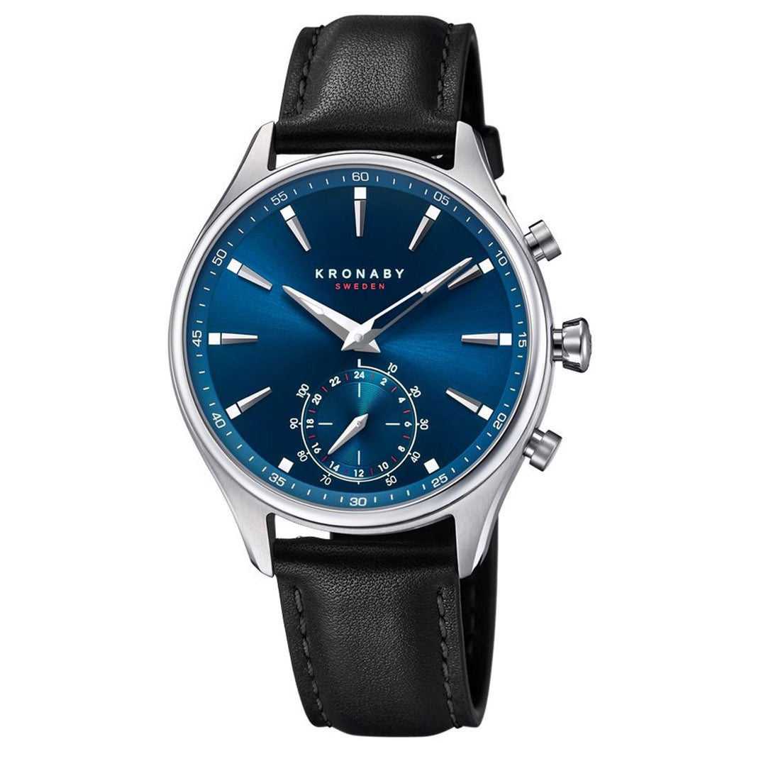 Kronaby S3758/1 Men's Sekel Smartwatch Blue Dial - H S Johnson (7800783634658)