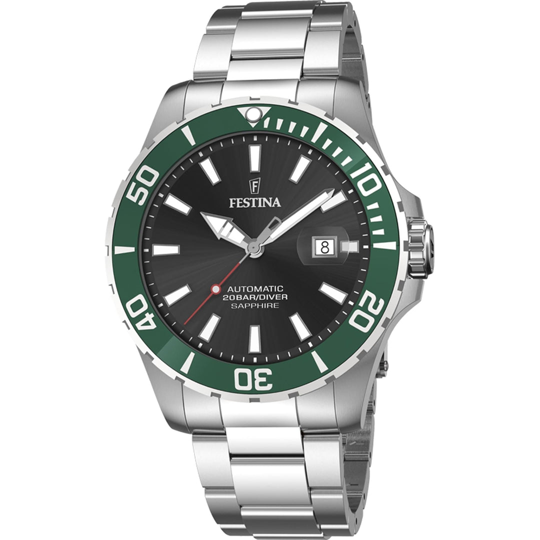Festina F20531/2 Men's Automatic Steel Bracelet Wristwatch - H S Johnson (7505220894946)