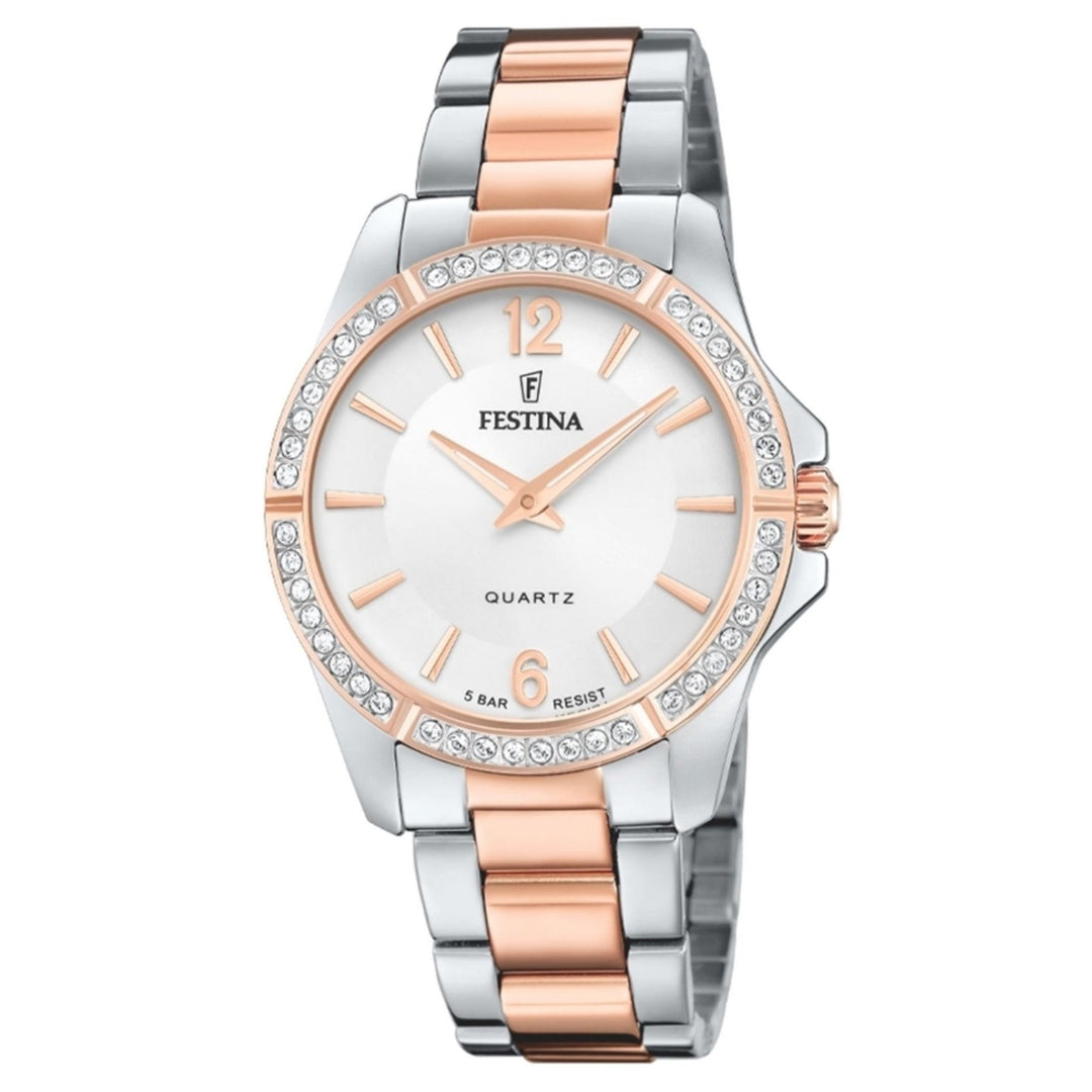 Festina F20595/1 Women's Mademoiselle Two Tone Bracelet Wristwatch - H S Johnson (7797537341666)