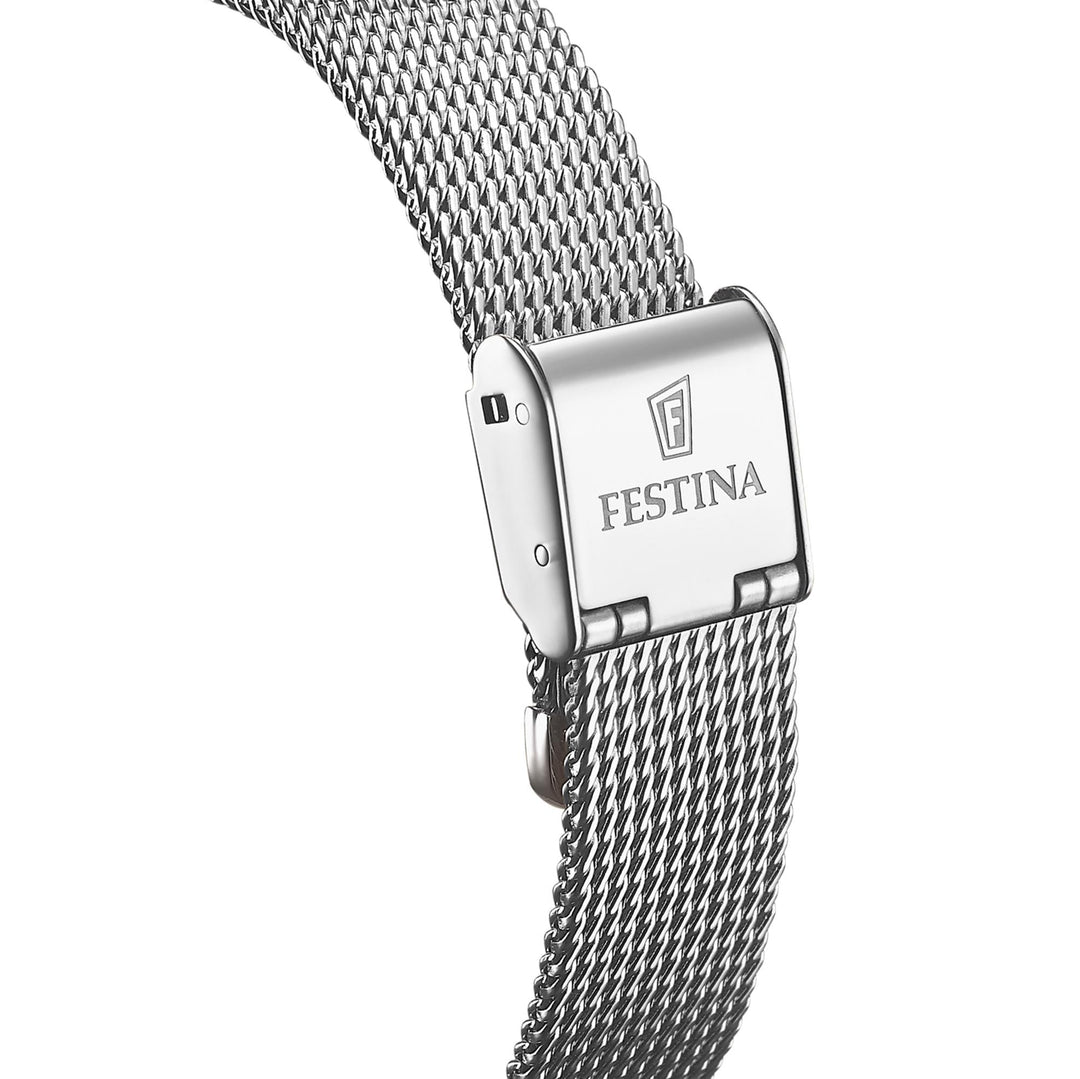Festina F20627/1 Women's Silver Tone Dial Steel Bracelet Wristwatch - H S Johnson (7936133136610)