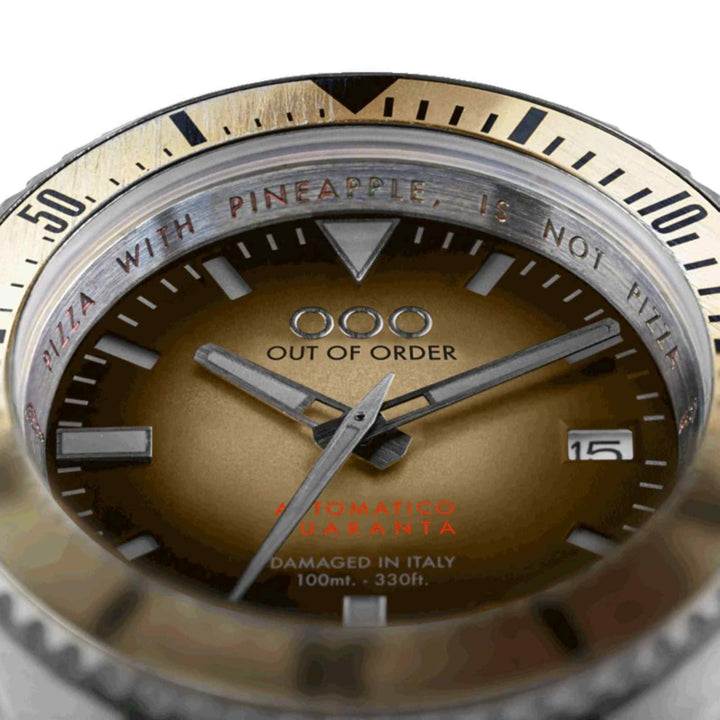 Out Of Order 001-21.SA Men's Sand Automatico Quaranta Wristwatch | H S Johnson (8038865338594)
