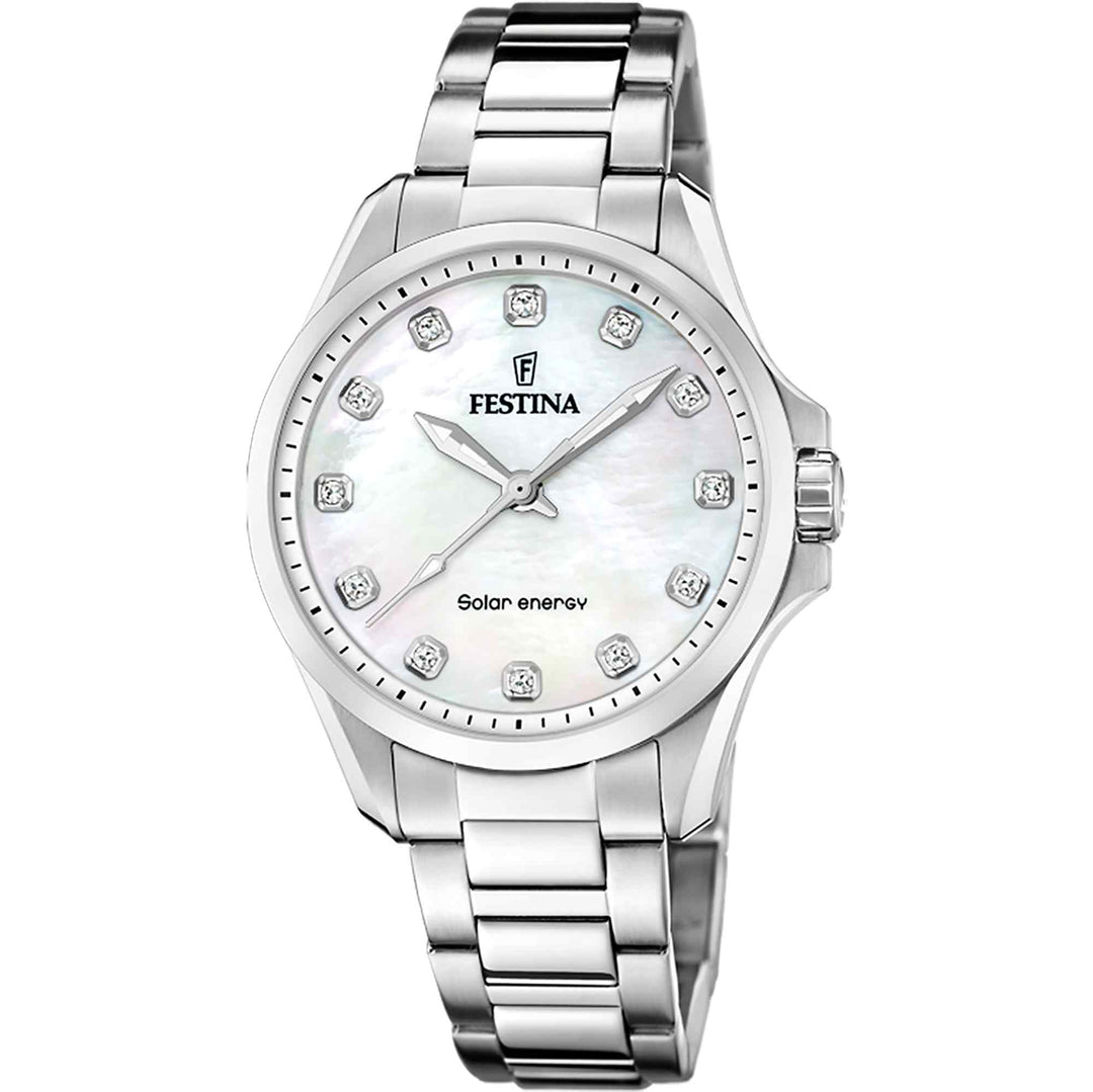 Festina F20654/1 Women's Solar Energy Stainless Steel Wristwatch | H S Johnson (8044115722466)